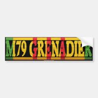 Vietnam-Service-Band-Aufkleber des Grenadier-M79