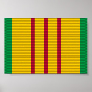 Vietnam Service Medal Band Poster