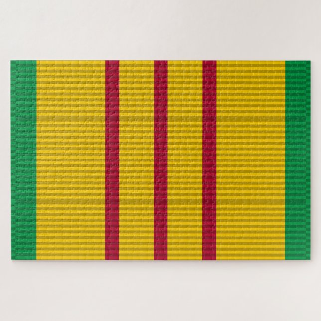 Vietnam Service Medal Band Puzzle (Horizontal)