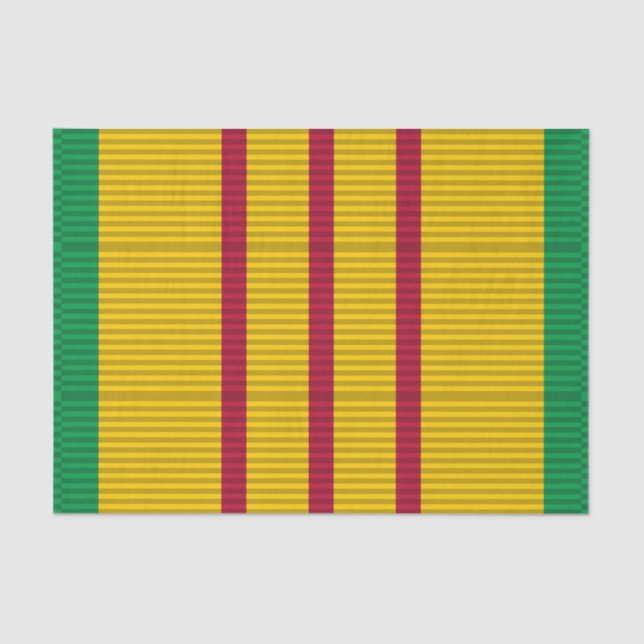 Vietnam Service Medal Band Seidenpapier (Vorderseite)