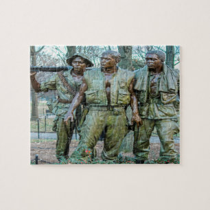 Vietnam Soldaten Denkmal Washington Puzzle