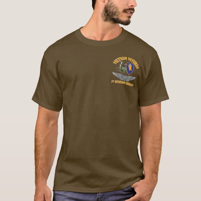 Vietnam-Tierarzt-Flieger-Flügel T-Shirt (Vorderseite)