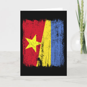 Vietnam Ukraine Halbflagge Vietnamesisch Ukrainisc Karte