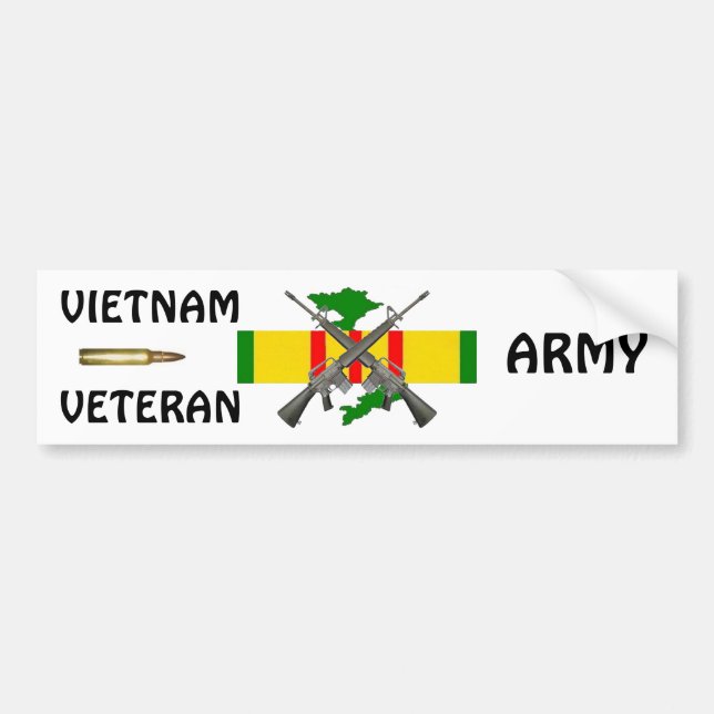 Vietnam Vet ARMY Autoaufkleber (Vorne)