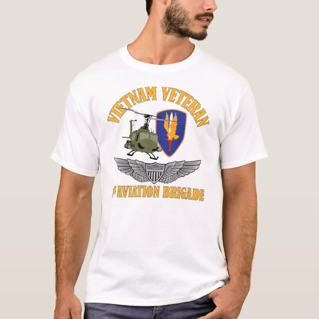 Vietnam Vet Aviator Wings T-Shirt (Vorderseite)