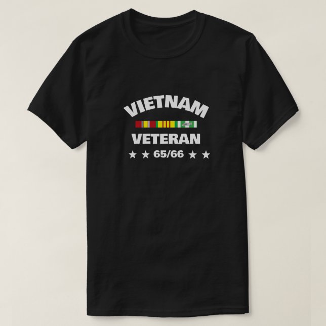 VIETNAM VETERAM 65/66 T - Shirt (Design vorne)