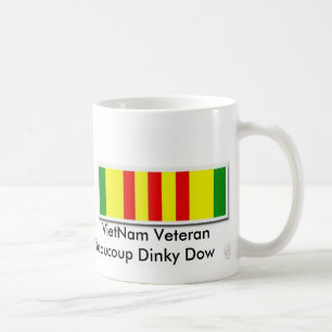 Vietnam-Veteran Beaucoup Dinky Dow Tasse