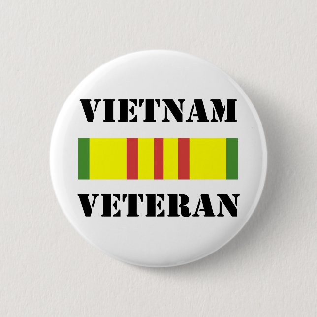 Vietnam-Veteran Button (Vorderseite)