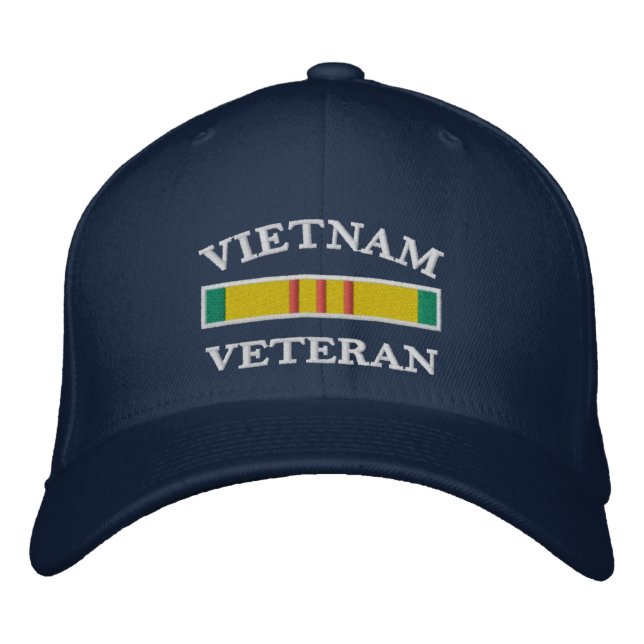 Vietnam Veteran Cap Bestickte Baseballkappe (Vorderseite)