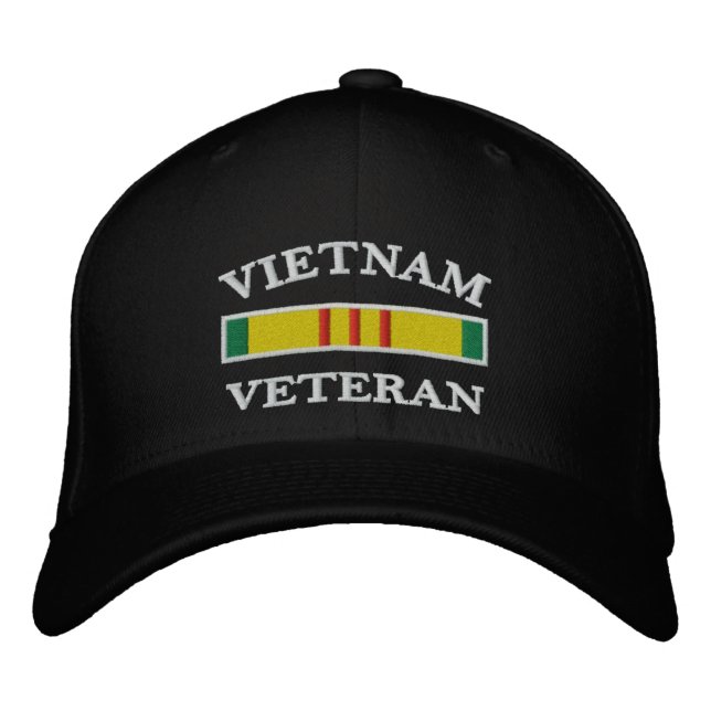 Vietnam Veteran Cap Bestickte Baseballkappe (Vorderseite)
