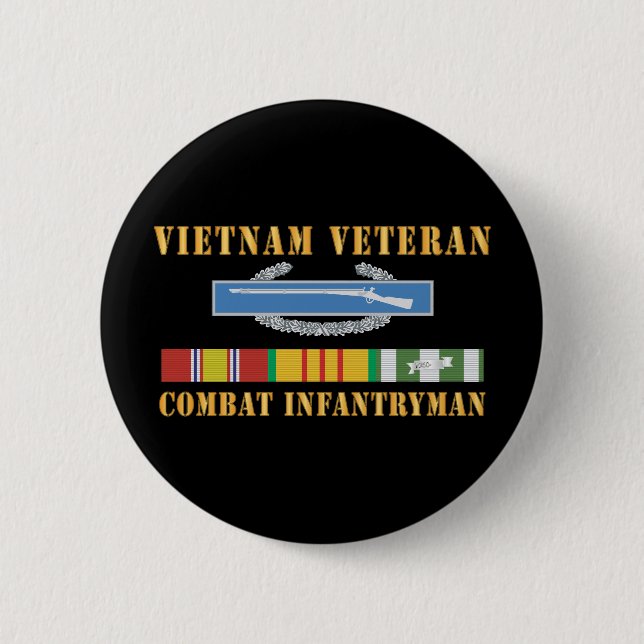 Vietnam Veteran - Cbt Infantryman w CIB VN SVC Button (Vorderseite)