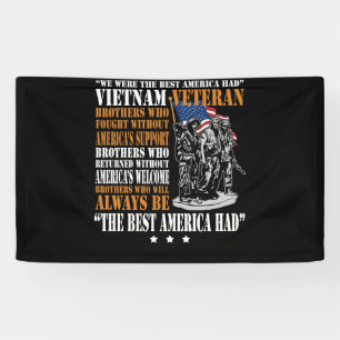 Vietnam Veteran das beste Amerika war stolz Banner