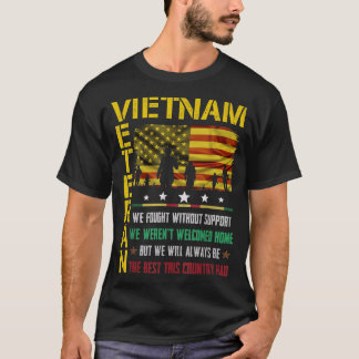 Vietnam Veteran, den wir ohne Unterstützung kämpft T-Shirt
