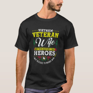Vietnam Veteran Ehefrau Ehemann Kriegssoldat Pride T-Shirt