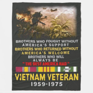 VIETNAM VETERAN FLEECEDECKE