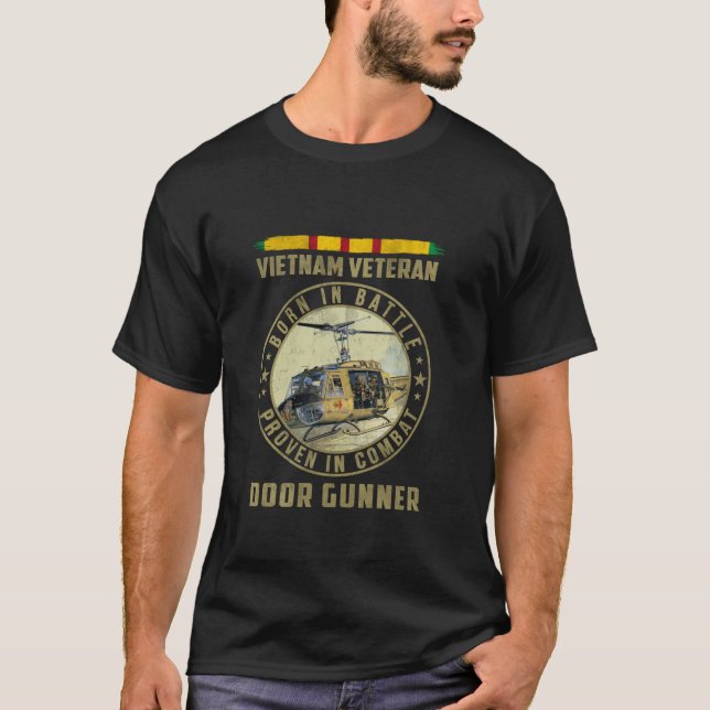 Vietnam Veteran Geboren in Schlacht bewiesen im Ka T-Shirt (Vorderseite)