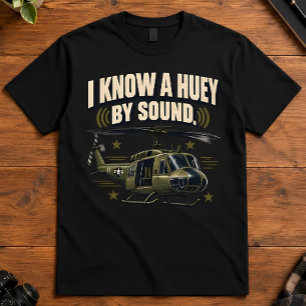 Vietnam Veteran Ich kenne einen Huey am Klang Mili T-Shirt