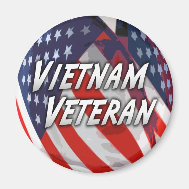 Vietnam Veteran Magnet (Vorne)
