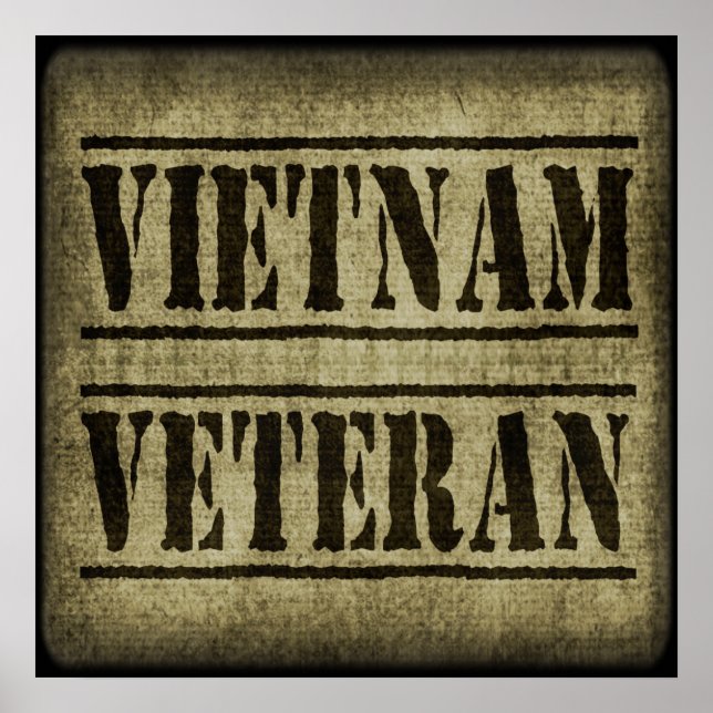 Vietnam - Veteran Militär Poster (Vorne)