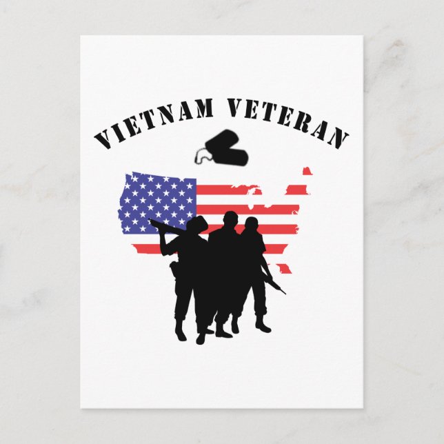 Vietnam Veteran Postkarte (Vorderseite)