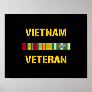Vietnam Veteran Ribbon Bar Poster