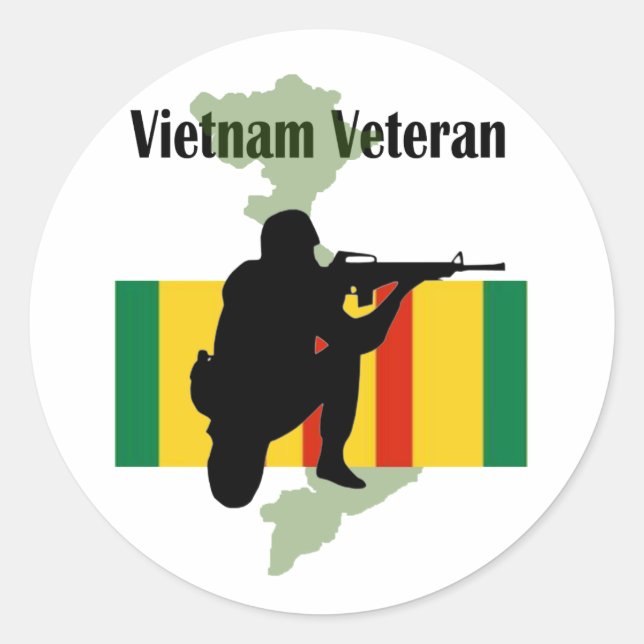 Vietnam Veteran Stickers (Vorderseite)