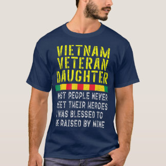 Vietnam Veteran-Tochter, die von meinem Helden-Kri T-Shirt