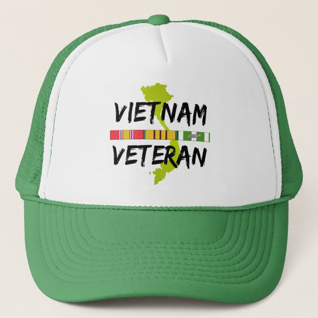 Vietnam-Veteran Truckerkappe (Vorderseite)