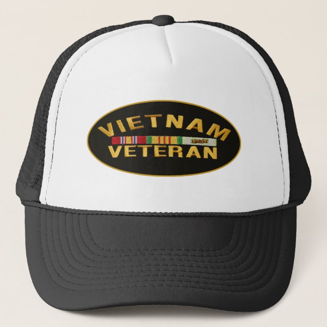 Vietnam-Veteran Truckerkappe (Vorderseite)