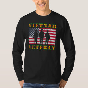 Vietnam Veteran US-Flag Vietnam Kriegsveteran T-Shirt