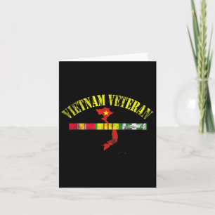 Vietnam Veteran US Flaggen Gedenkstätte Patriotic Karte