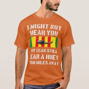 Vietnam Veteran Vietnam Veteran Huey Helicopter Ri T-Shirt