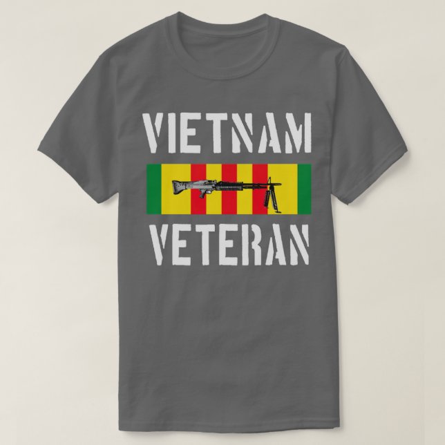 Vietnam Veteran Vietnam Veteran M60 GPMG von Dirty T-Shirt (Design vorne)