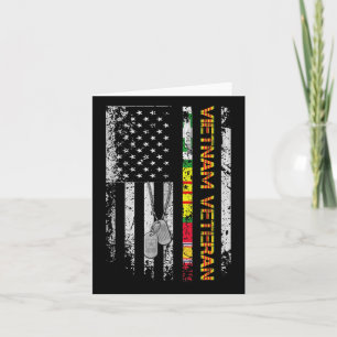 Vietnam Veteran Vintage-Flagge Gedenkstätte Patrio Karte