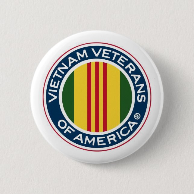 Vietnam-Veteran von Amerika-Knopf Button (Vorderseite)