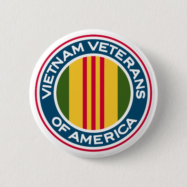 Vietnam-Veterane von Amerika-Logo Button (Vorderseite)