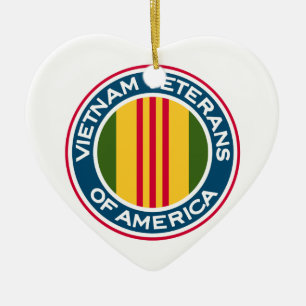 Vietnam-Veterane von Amerika-Logo Keramik Ornament