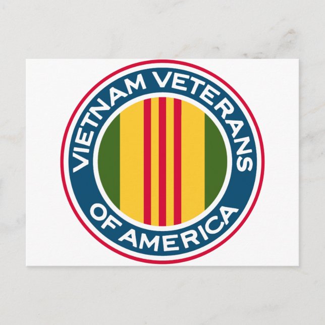 Vietnam Veteranen aus Amerika Logo Postkarte (Vorderseite)
