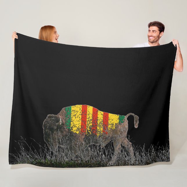 Vietnam-Veteranen Buffalo-Shawl DEcke (Beispiel)