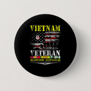 Vietnam Veteranen der Vintagen Flaggen Gedenkveter Button