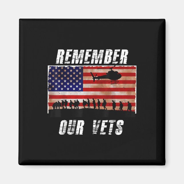 Vietnam Veteranen erinnern sich an unseren Vets-Ge Magnet (Vorne)