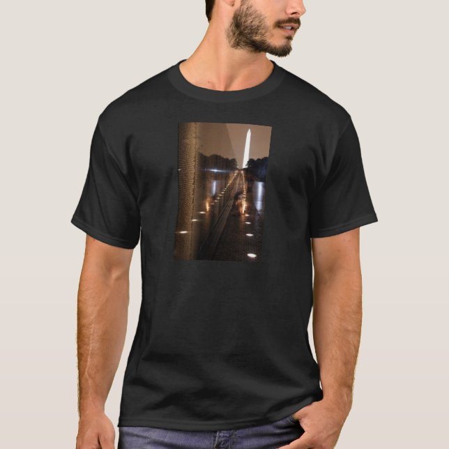 Vietnam-Veteranen-Erinnerungswand-Foto T-Shirt (Vorderseite)