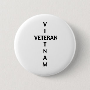 Vietnam-Veteranen-Kreuz (Knopf) Button