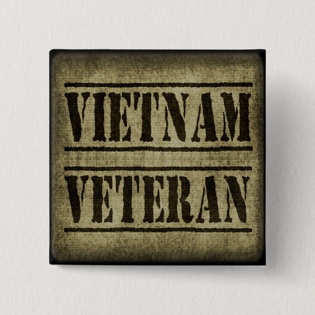 Vietnam-Veteranen-Militär Button (Vorderseite)