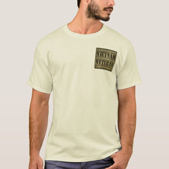 Vietnam-Veteranen-Militär T-Shirt (Vorderseite)