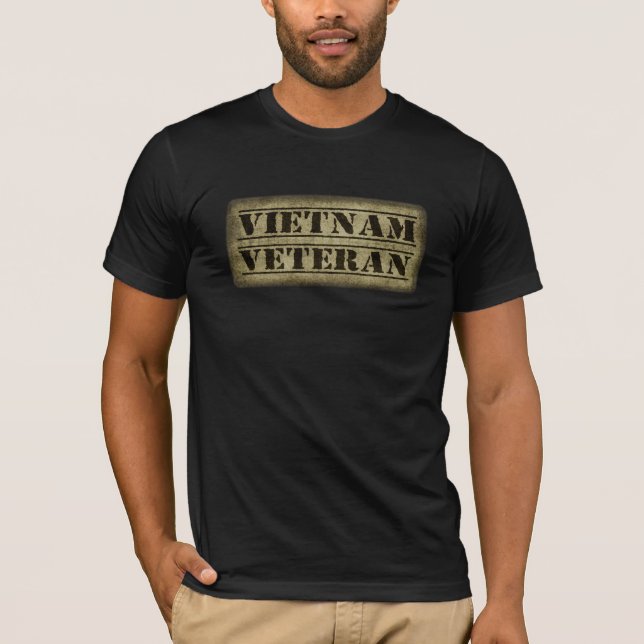 Vietnam-Veteranen-Militär untersucht T-Shirt (Vorderseite)