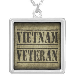 Vietnam-Veteranen-Militär Versilberte Kette