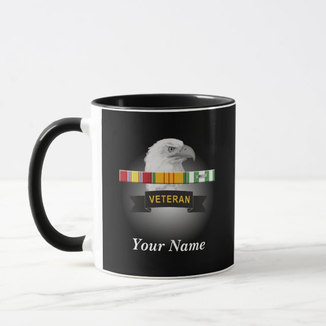 Vietnam-Veteranen-personalisierter Gang Tasse (Links)
