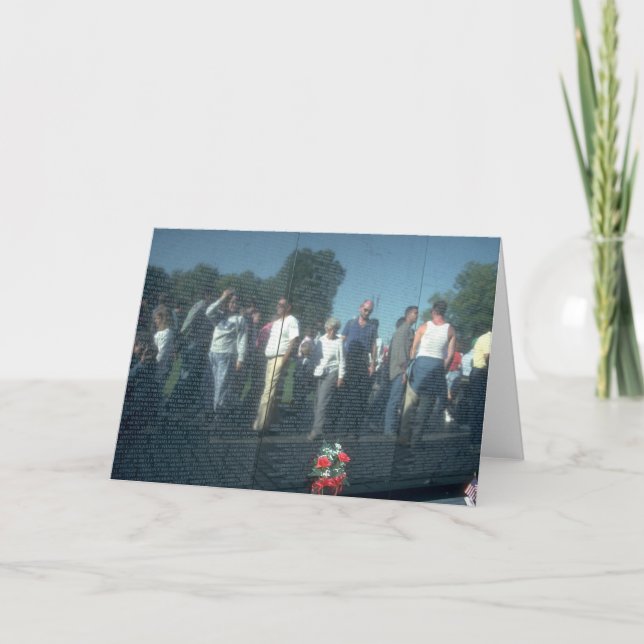 Vietnam-Veteranen-Wand-Washington DC Karte (Vorderseite)