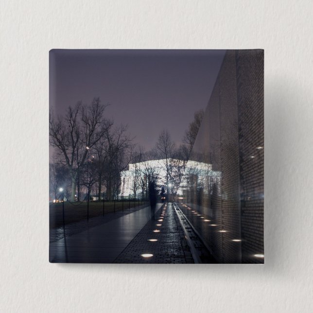 Vietnam-Veteranendenkmal Lincoln Memorial Button (Vorderseite)